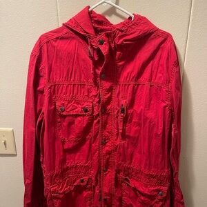 Red Hooded Jacket
